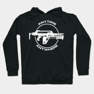 Aliens: Pulse Rifle - Anytime Anywhere Hoodie